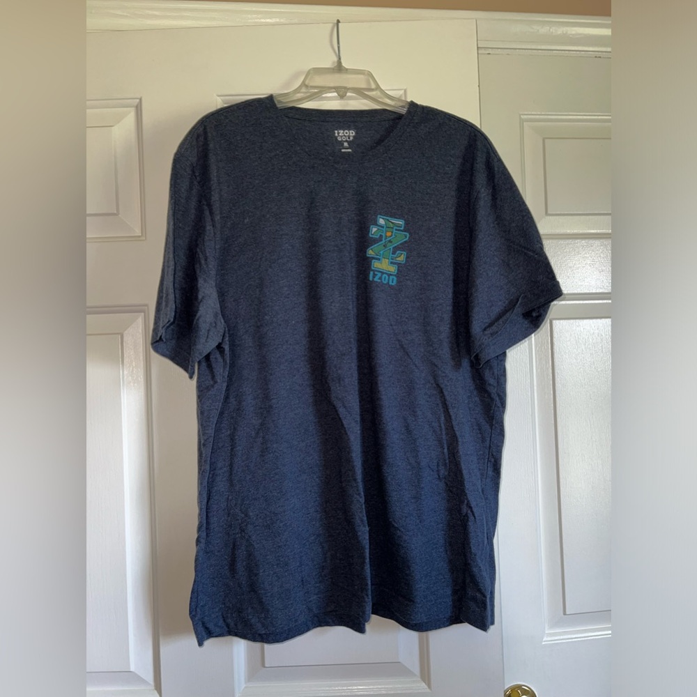 Mens IZOD Graphic Navy T-Shirt